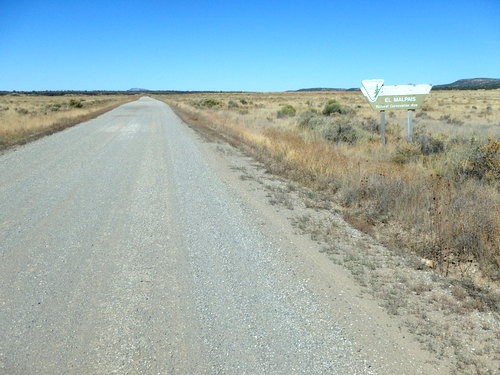 GDMBR: West El Malpais Wilderness sign.